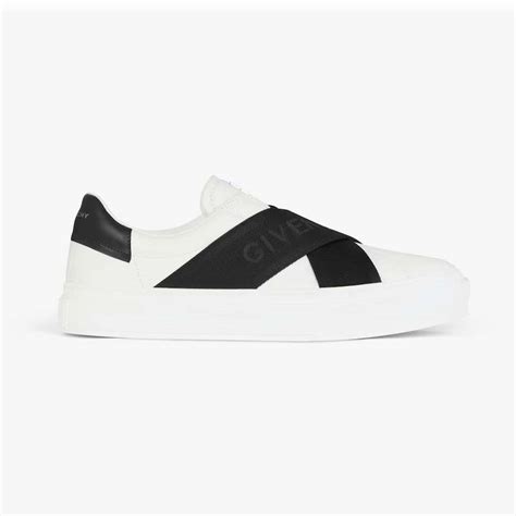 Sneakers City Sport in leather with GIVENCHY webbing in 